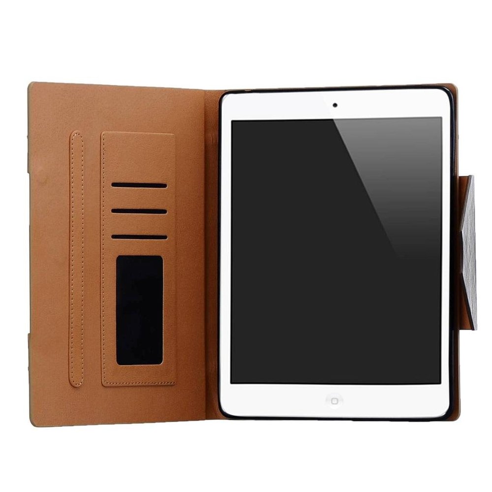 Mad by Design Grey iPad Case with Slots for ID and Credit Cards New